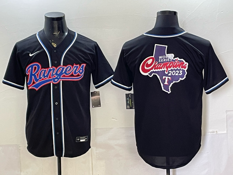 Men Texas Rangers blank black Nike 2026 MLB Jersey 0528004